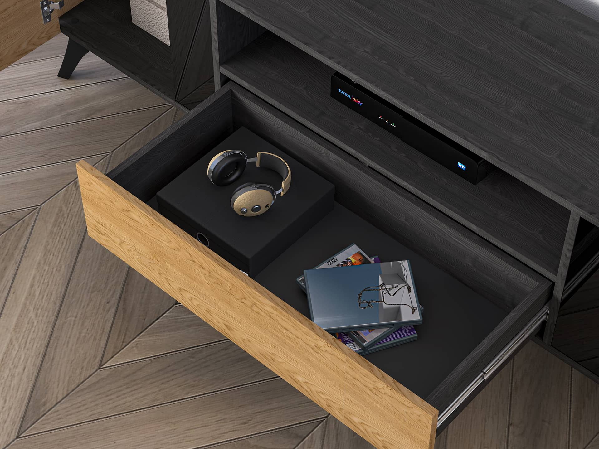 TV spintelė TOSCA, 180x40x52 cm