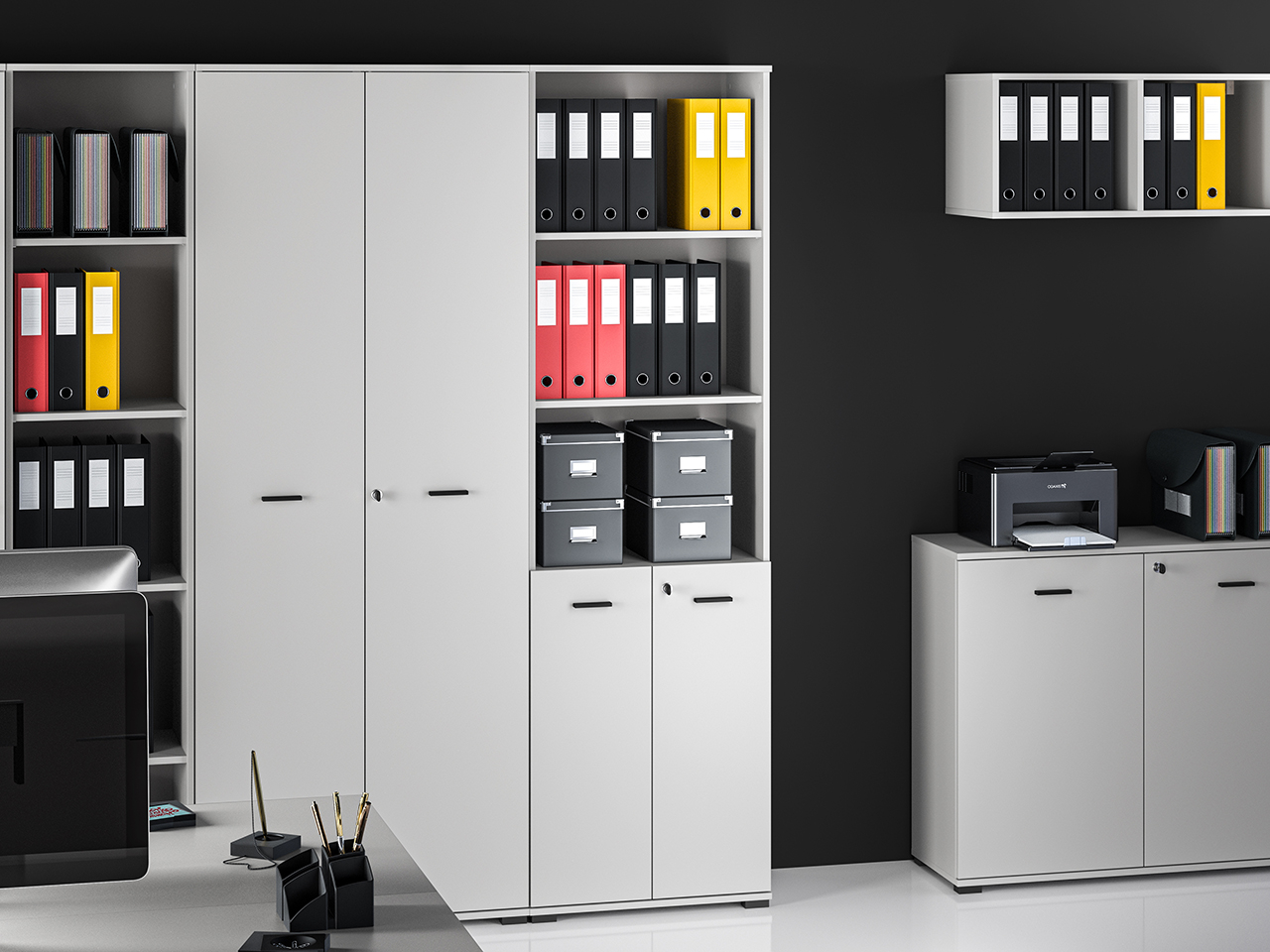 Biuro lentyna BARDON, 60x34x204 cm