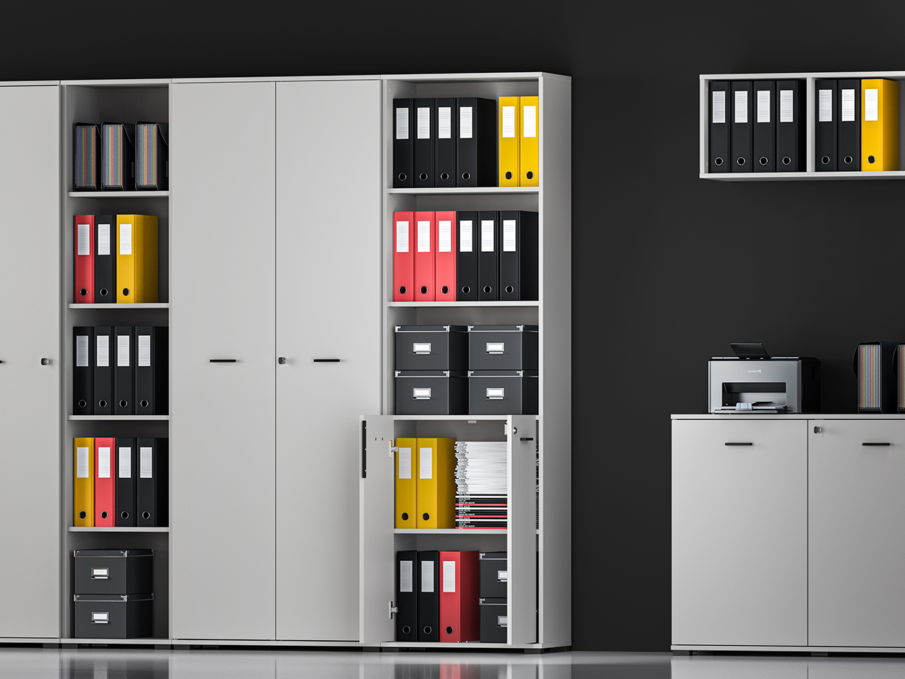 Biuro lentyna BARDON, 60x34x204 cm