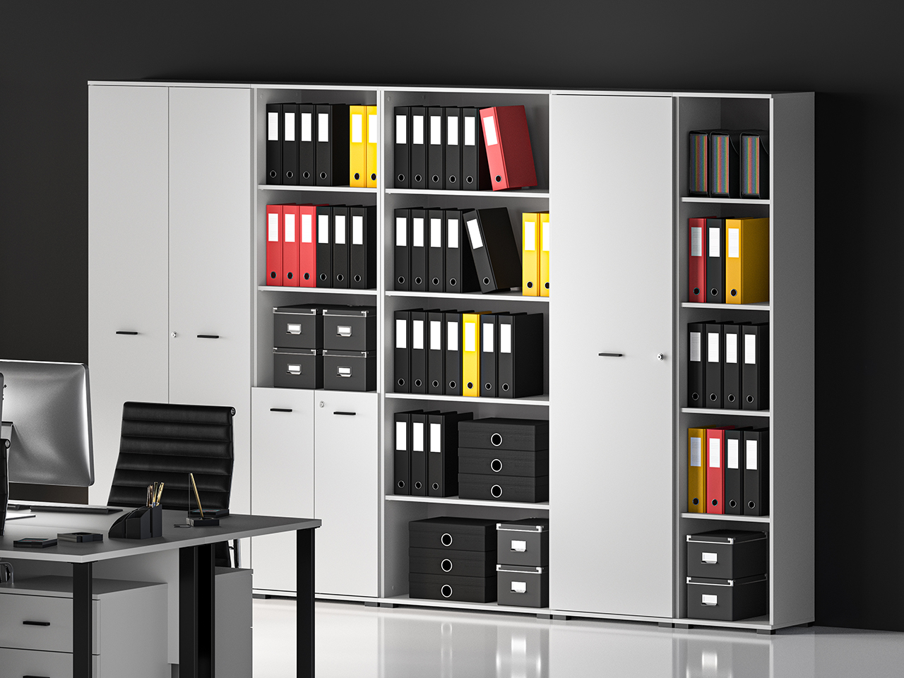 Biuro lentyna BARDON, 79x34x204 cm