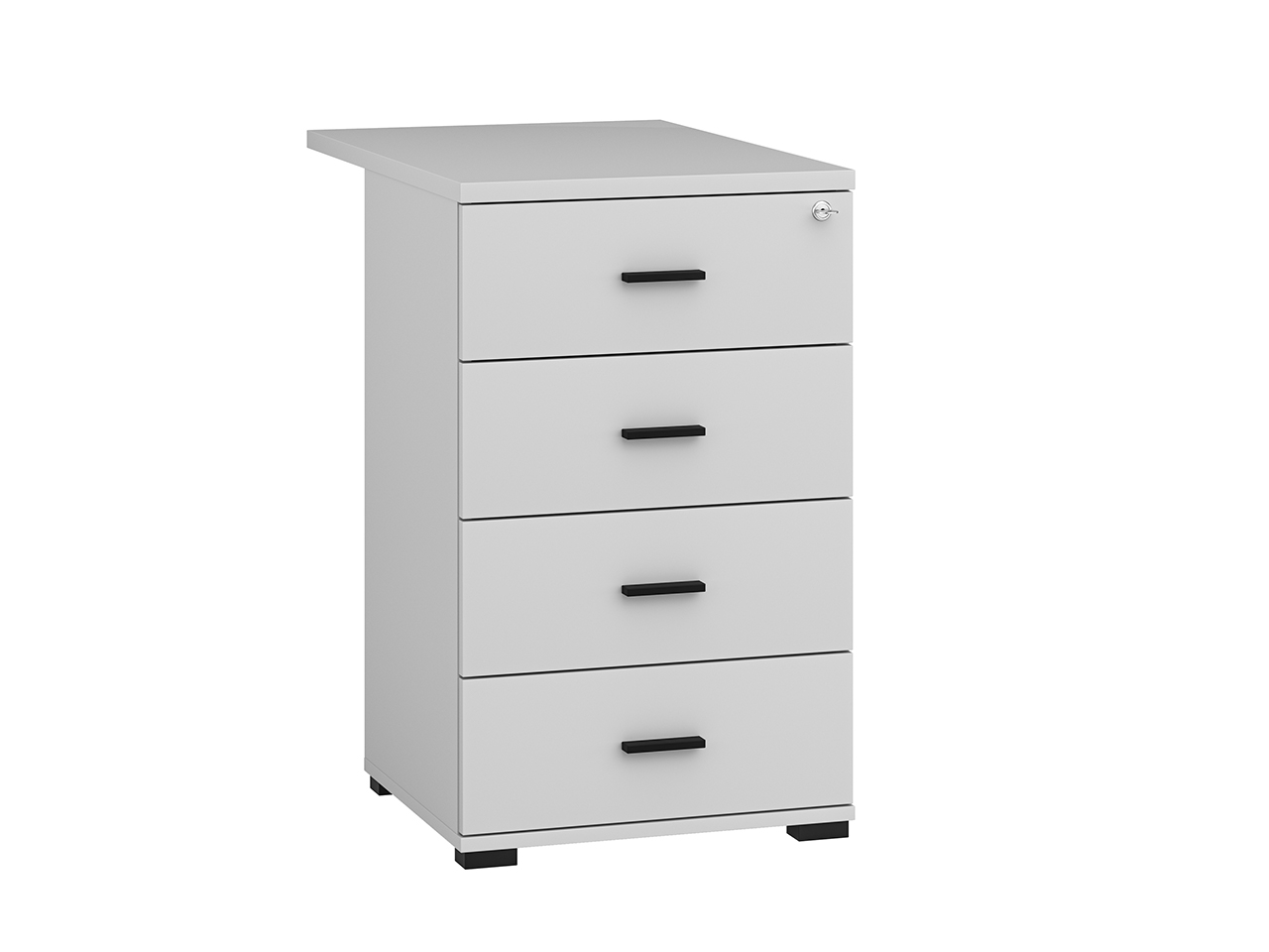 Stalčių spintelė darbo stalui BARDON, 46x68x75 cm