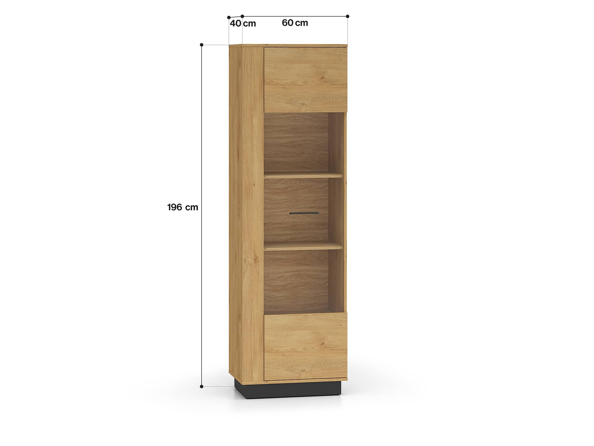 Vitrina MODESA, 60x40x196 cm