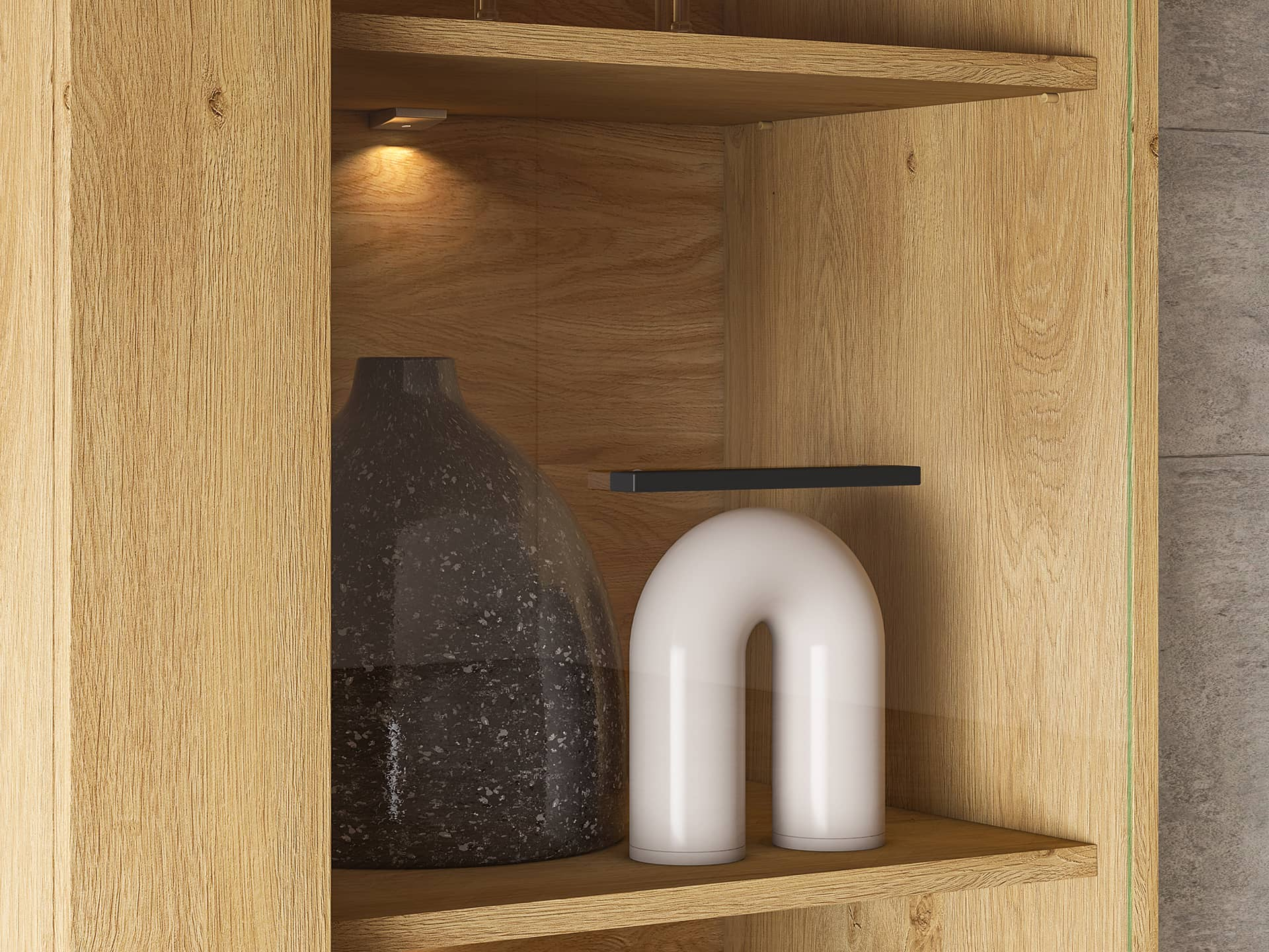 Vitrina MODESA, 60x40x196 cm