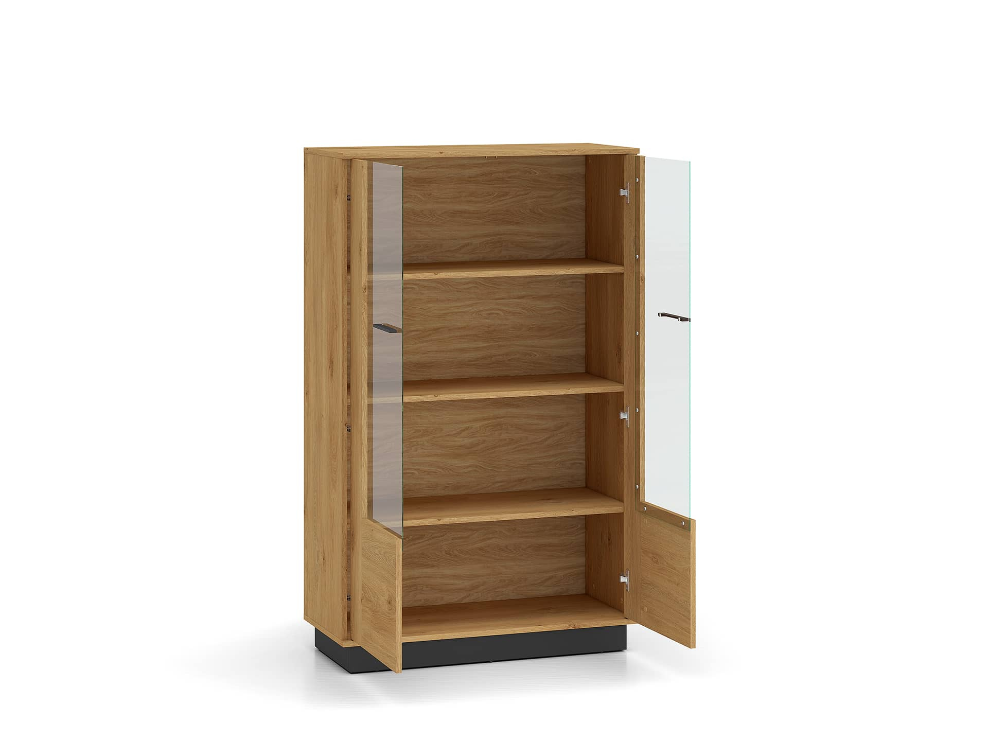 Dvidurė vitrina MODESA, 92x40x149 cm
