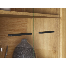 Dvidurė vitrina MODESA, 92x40x149 cm