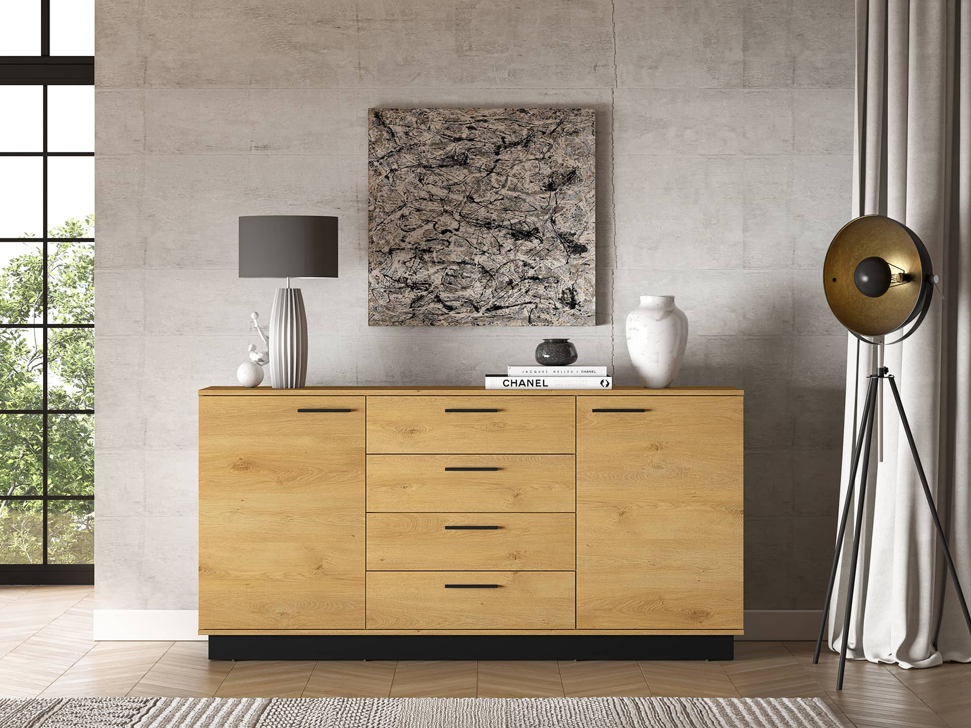 Komoda MODESA, 170x40x86 cm