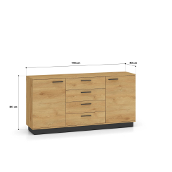 Komoda MODESA, 170x40x86 cm
