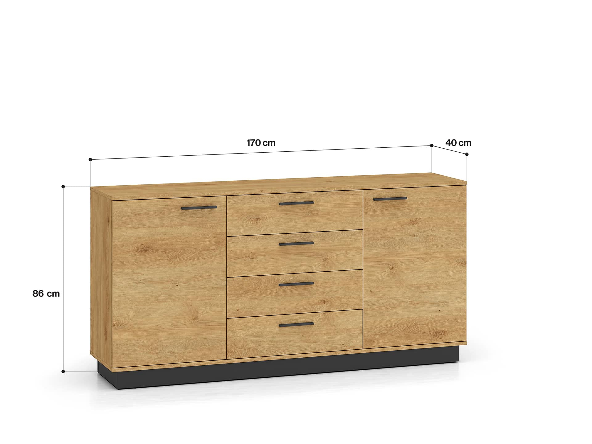 Komoda MODESA, 170x40x86 cm