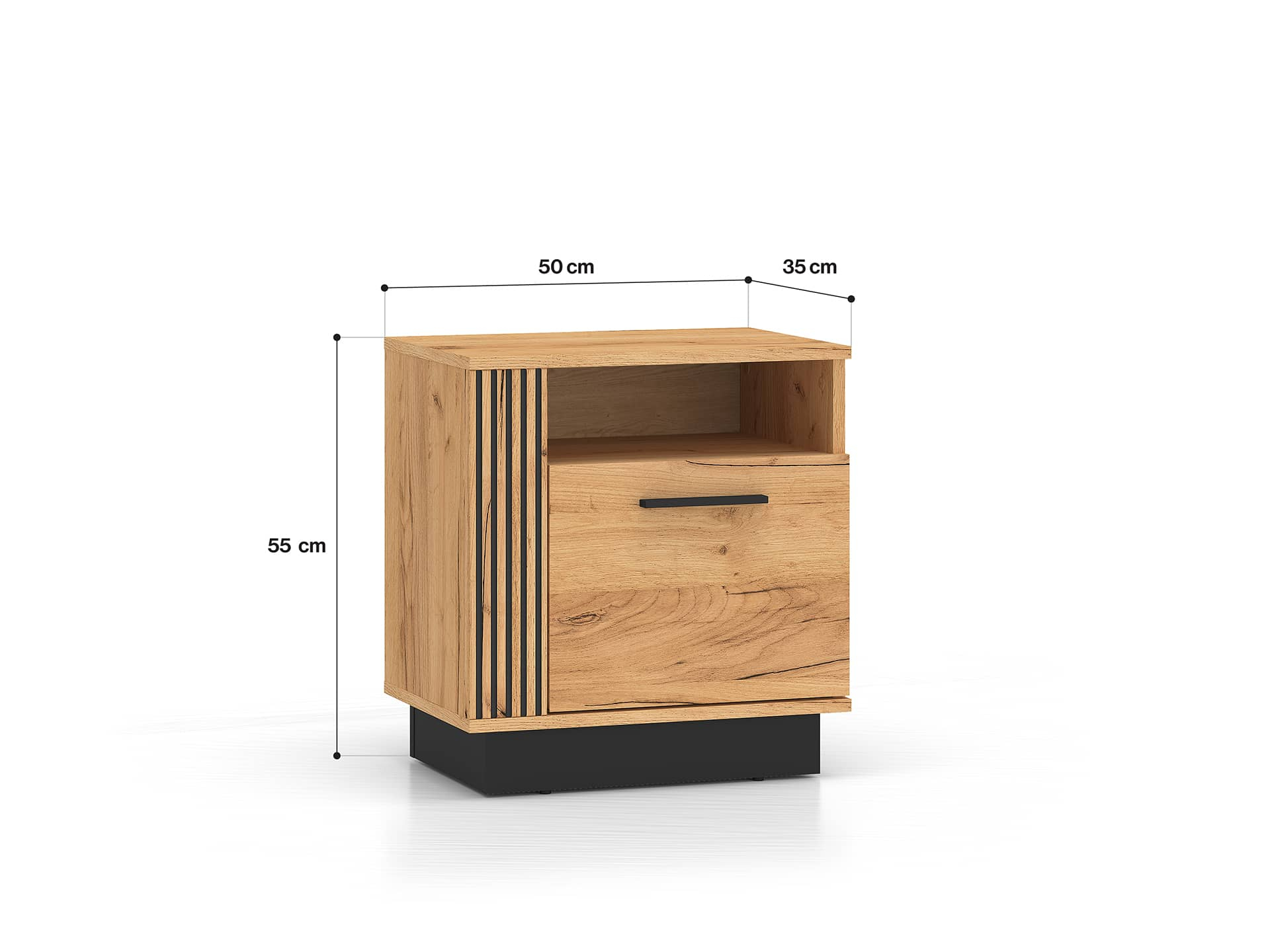 Naktinis staliukas VASCA, 50x35x55 cm