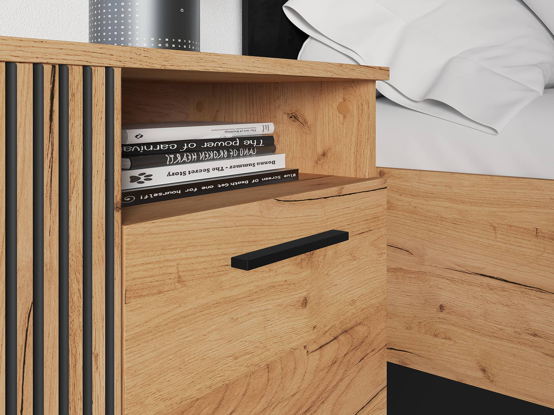 Naktinis staliukas VASCA, 50x35x55 cm