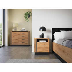 Naktinis staliukas VASCA, 50x35x55 cm