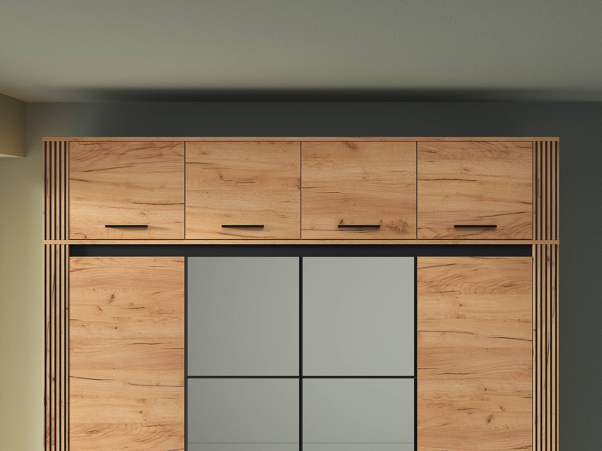 Antresolė spintai VASCA, 200x58x40 cm