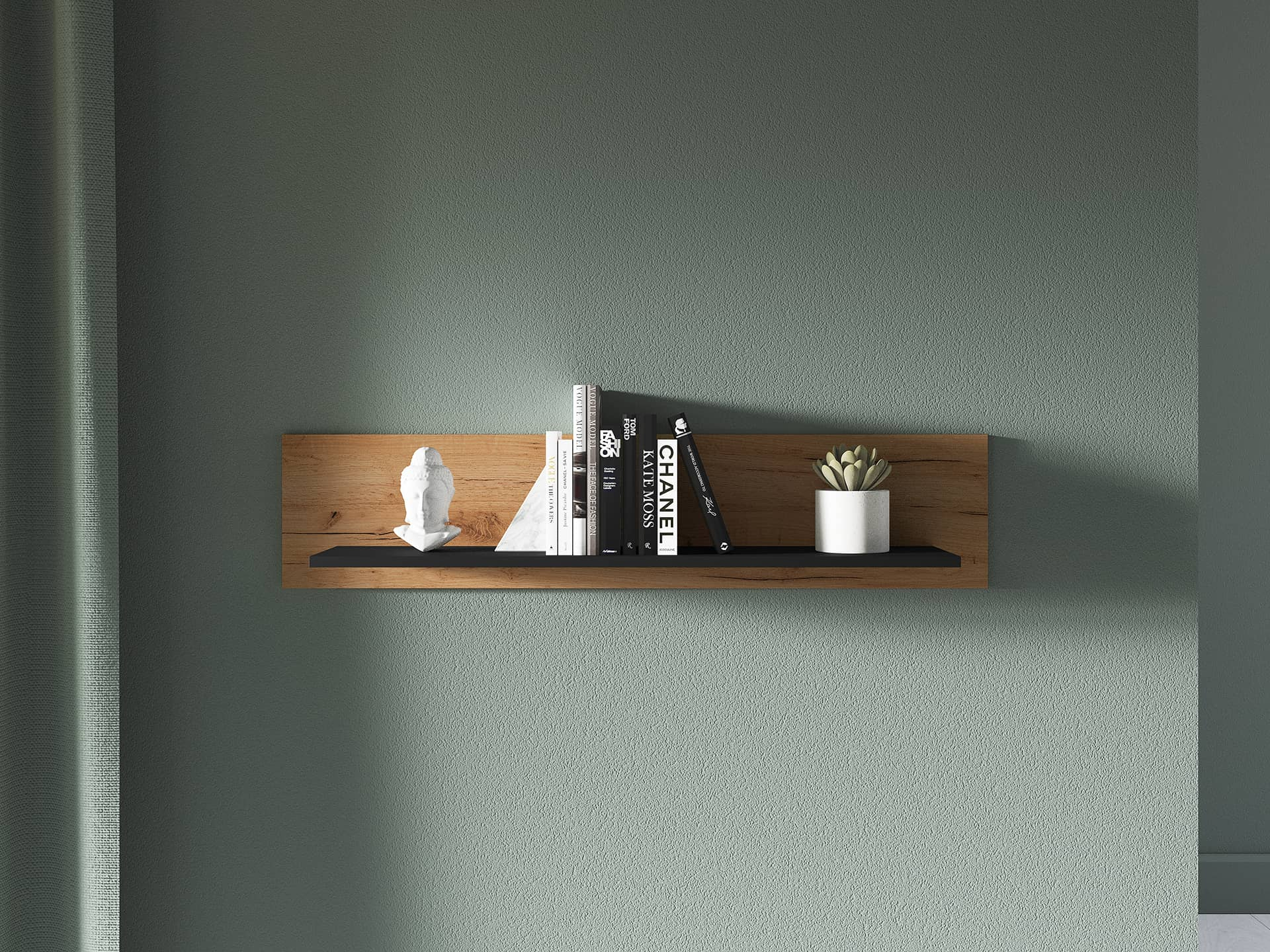 Pakabinama lentyna VASCA, 110x22x24 cm