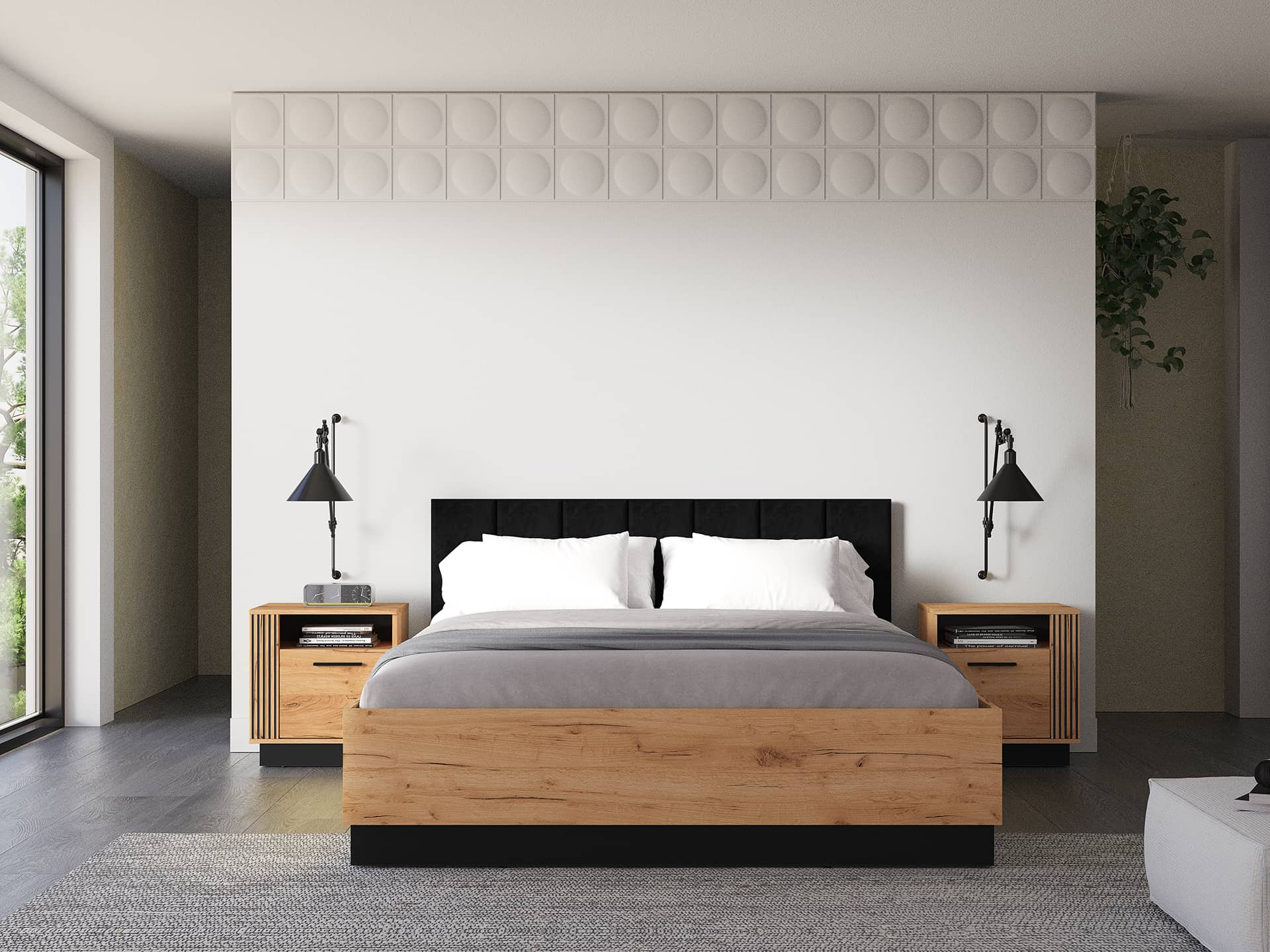 Lova 160 cm VASCA PLUS, 165x208x90 cm