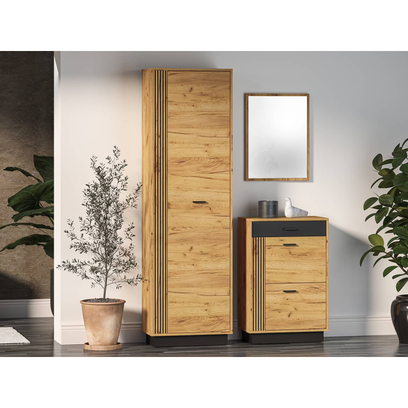 Prieškambario spinta VASCA, 60x34x200 cm