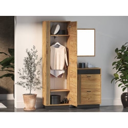 Prieškambario spinta VASCA, 60x34x200 cm