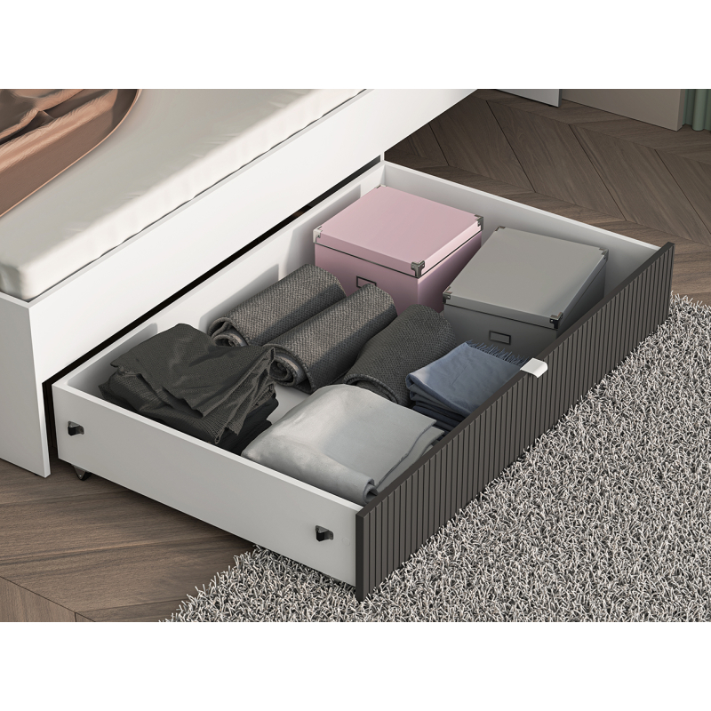 Lova 90 cm TORIA, 94x207x90 cm