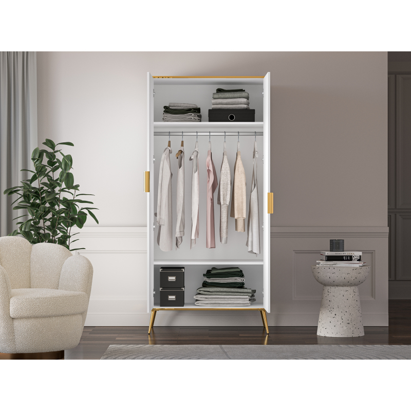 Dvidurė spinta VITERA, 92x53x195 cm