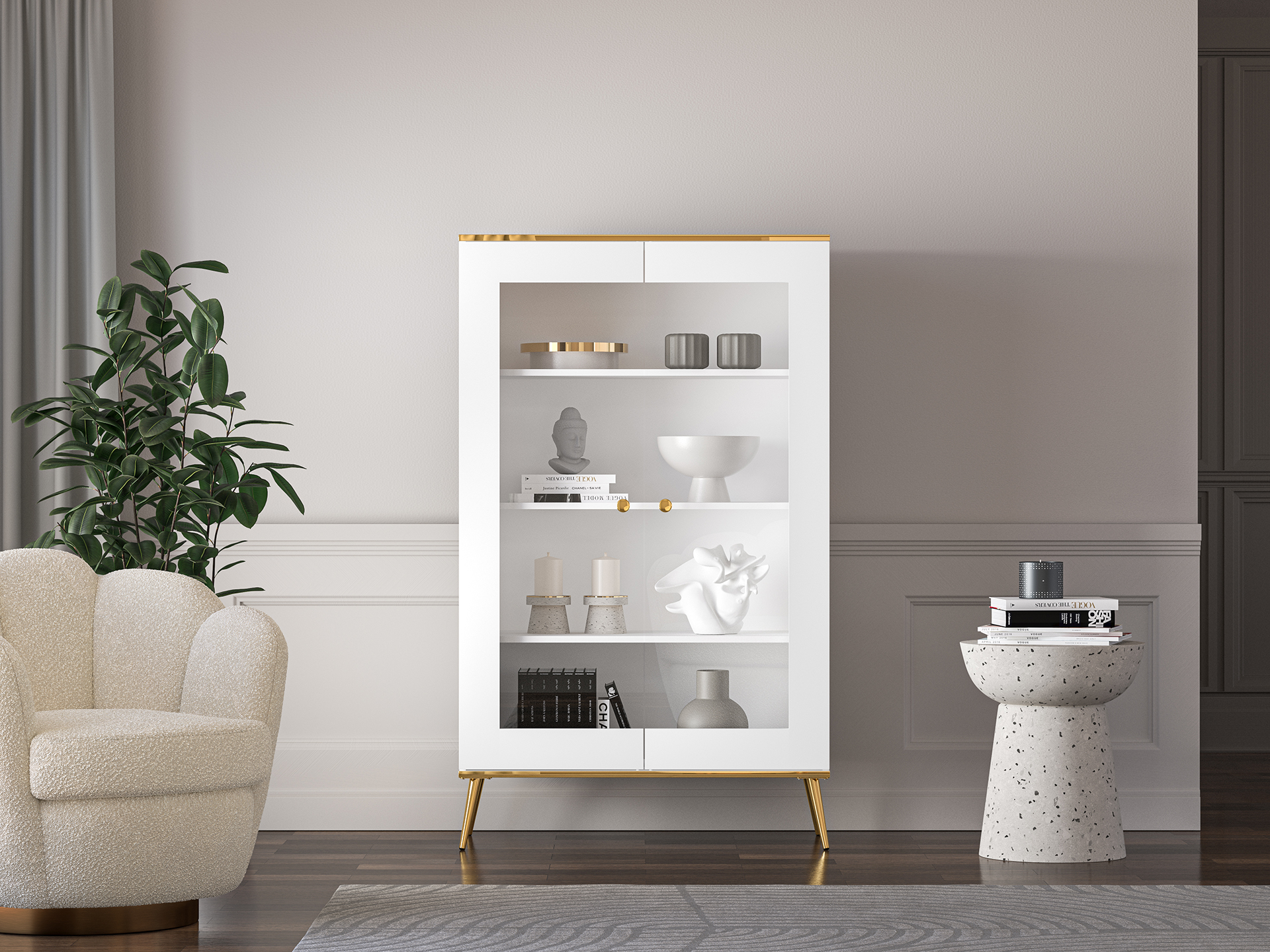 Vitrina VITERA, 92x40x152 cm