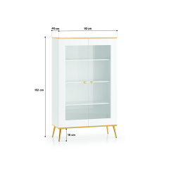 Vitrina VITERA, 92x40x152 cm