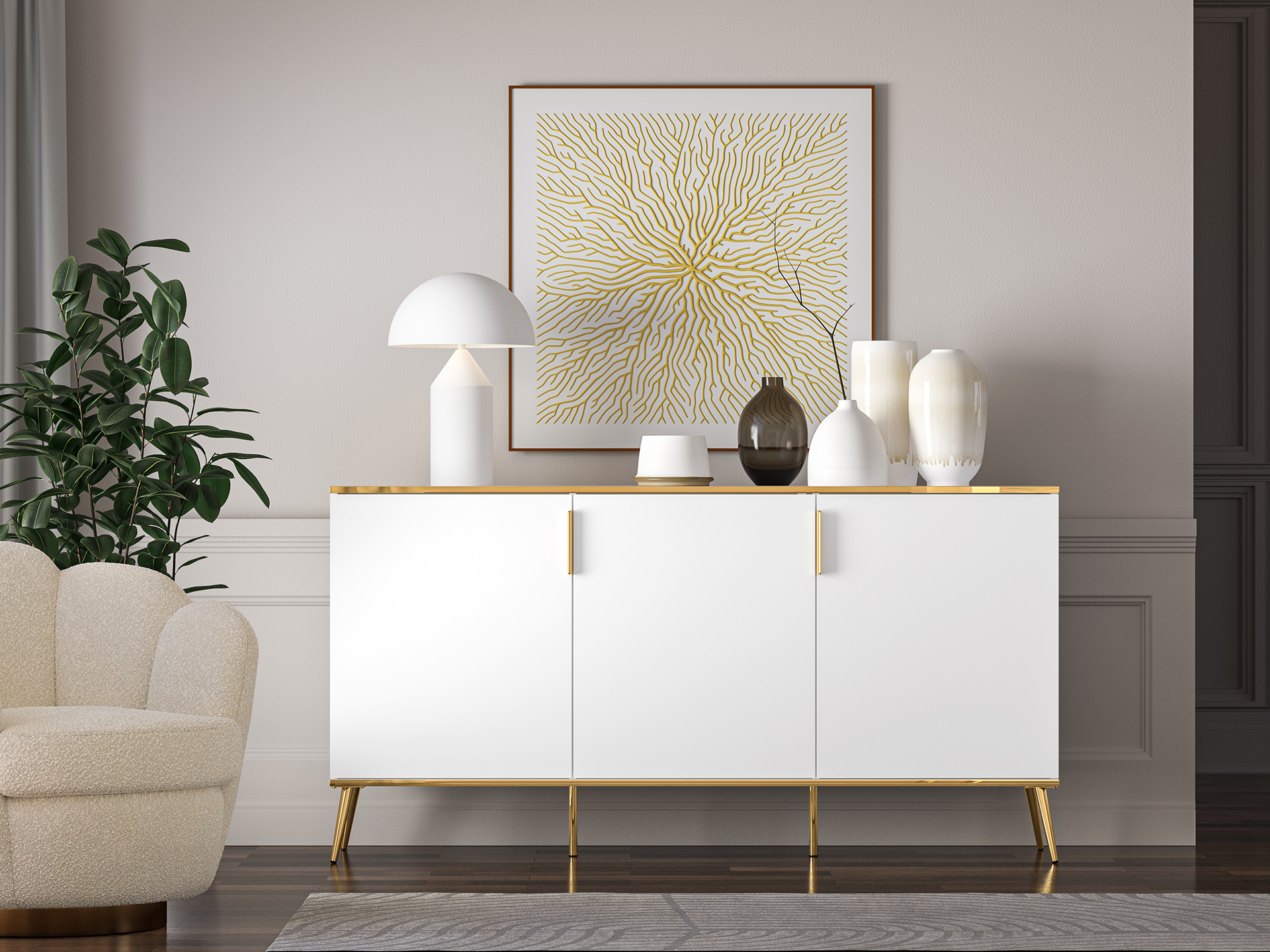 Spintelė VITERA, 170x40x88 cm