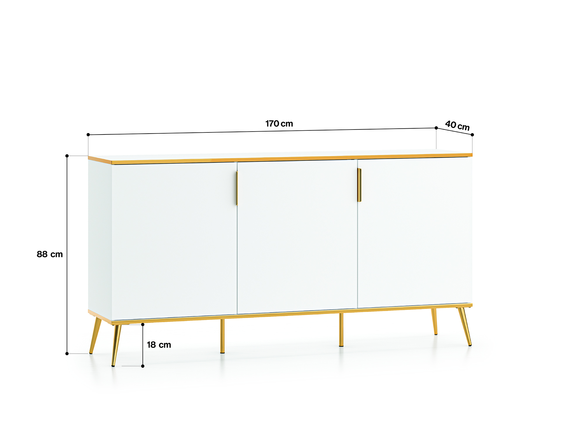 Spintelė VITERA, 170x40x88 cm