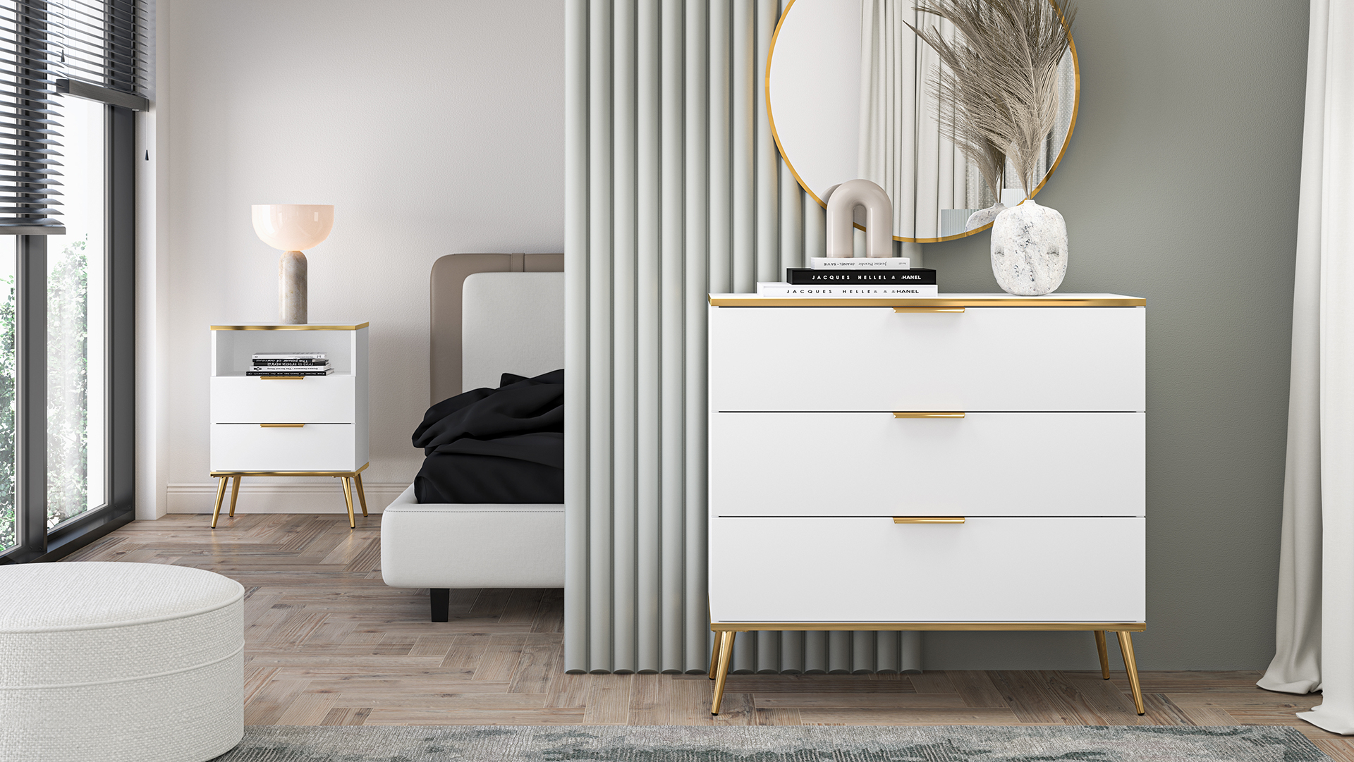 Komoda VITERA, 92x40x88 cm