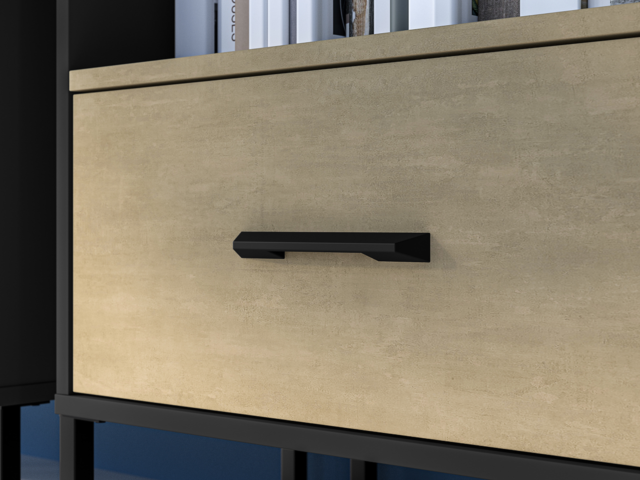 Knygų lentyna COLLO, 60x40x190 cm