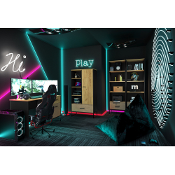 Knygų lentyna COLLO, 60x40x190 cm