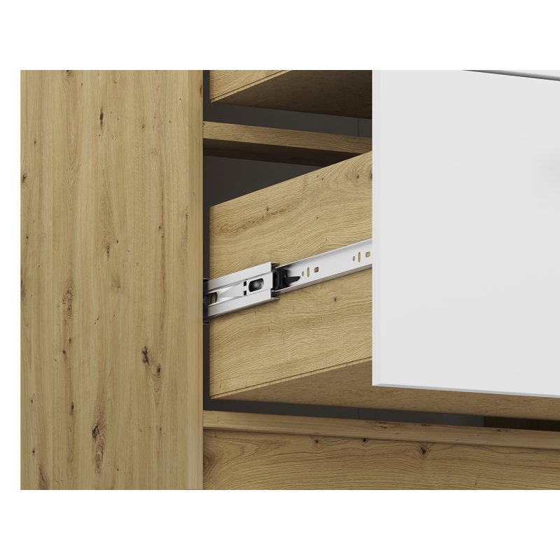 Komoda su lentynomis FINA, 120x42x93 cm