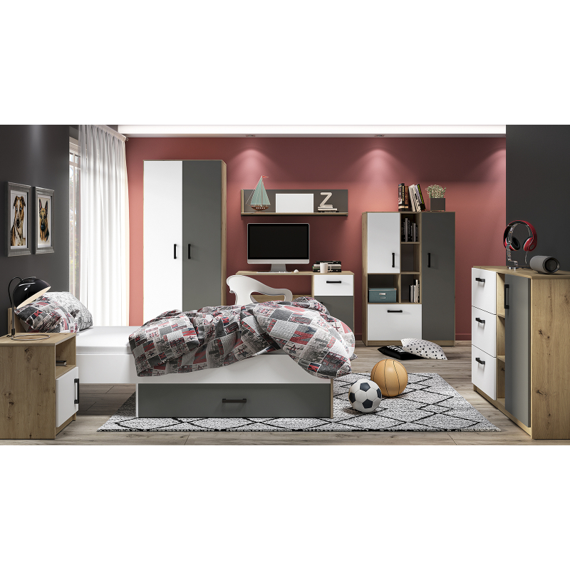 Komoda su lentynomis FINA, 120x42x93 cm