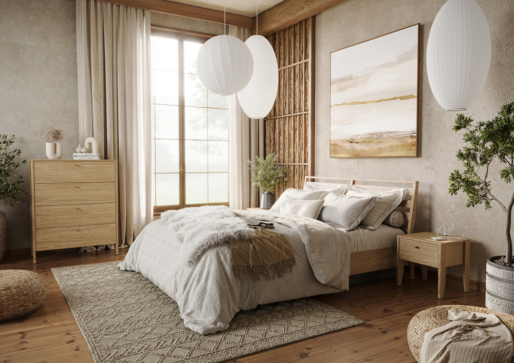 Lova 180 cm COZIE, 193x220x94 cm