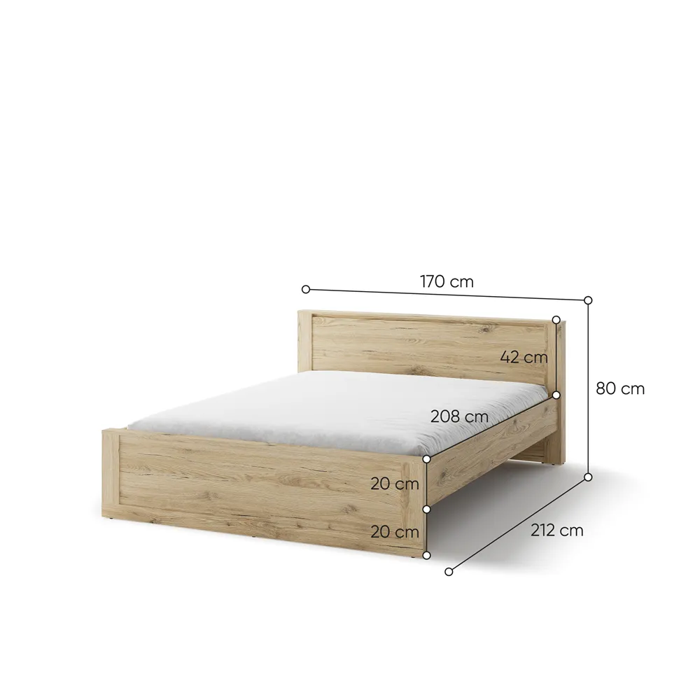 Lova 160/180 cm TIVOL, 190x212x80 cm