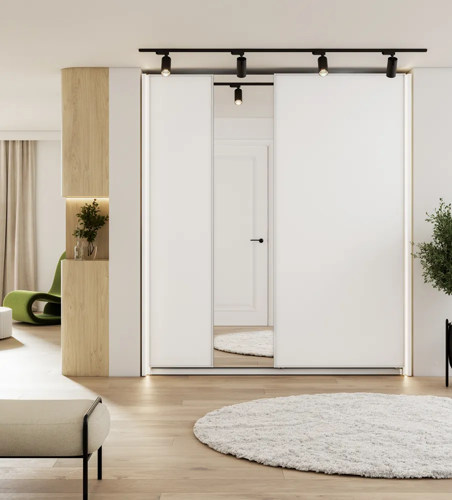 LED apšvietimo rėmai spintoms MAXE, 10x20x235 cm