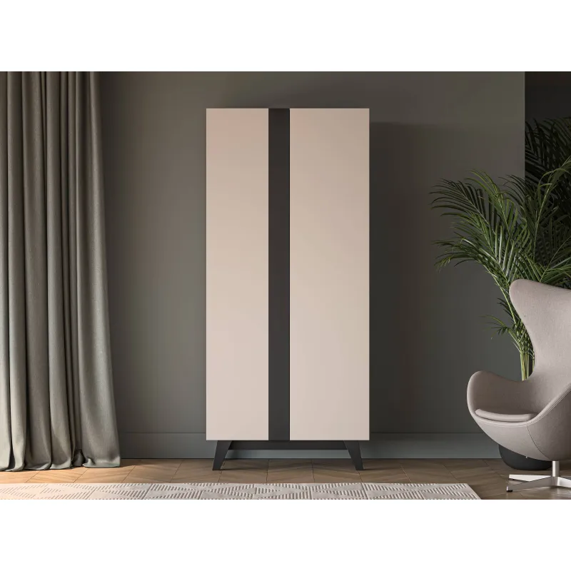 Dvidurė spinta FRESH, 90x53x200 cm