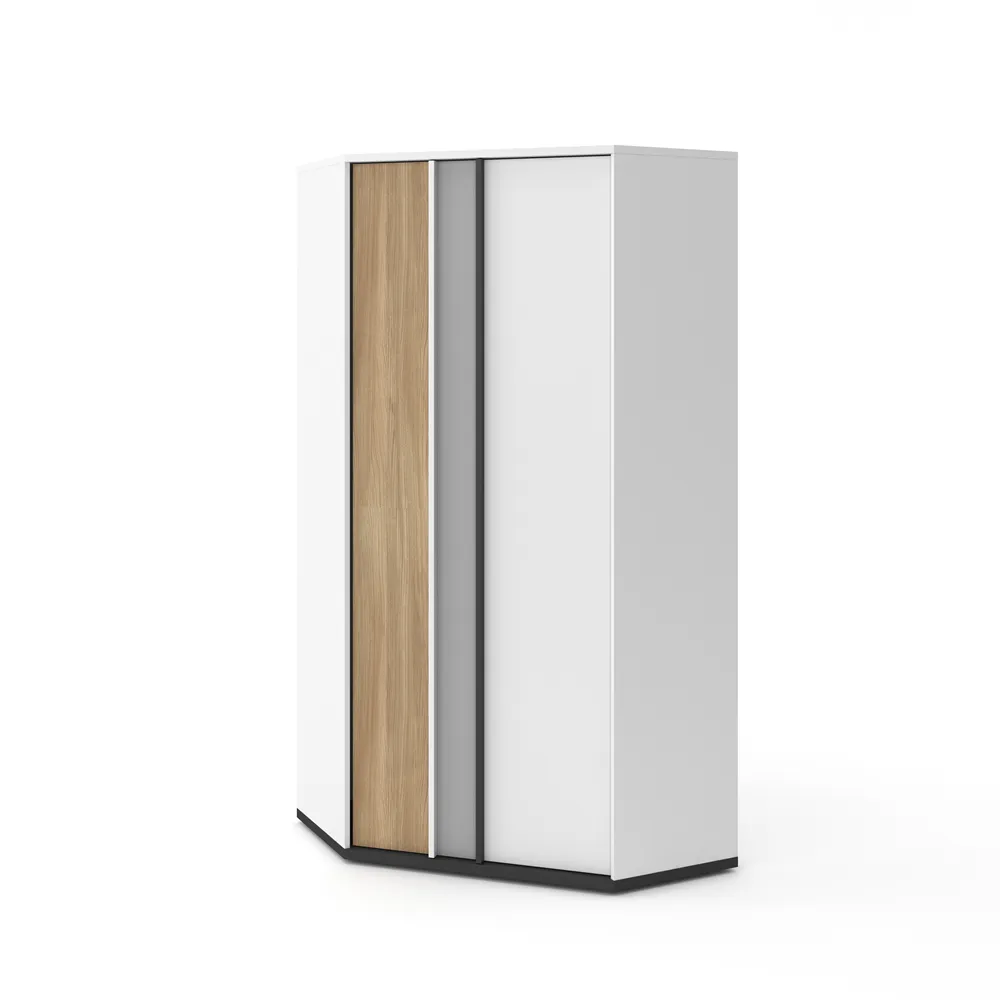 Kampinė spinta IMOLO, 95x95x198 cm