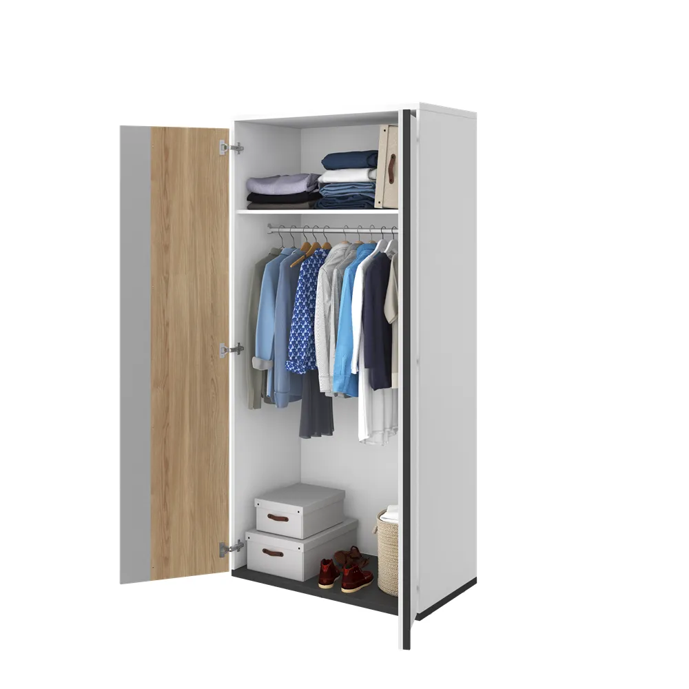 Dvidurė spinta IMOLO, 90x50x198 cm