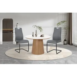 Kėdė MBL056, pilka, 42x56x98 cm