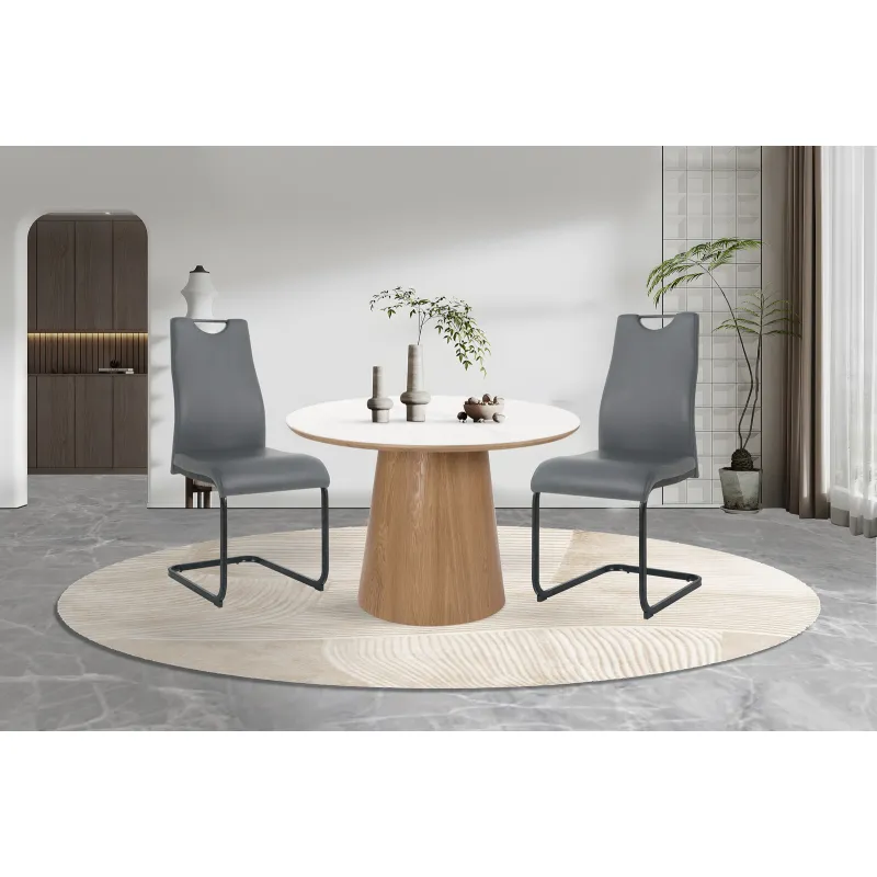 Kėdė MBL056, pilka, 42x56x98 cm