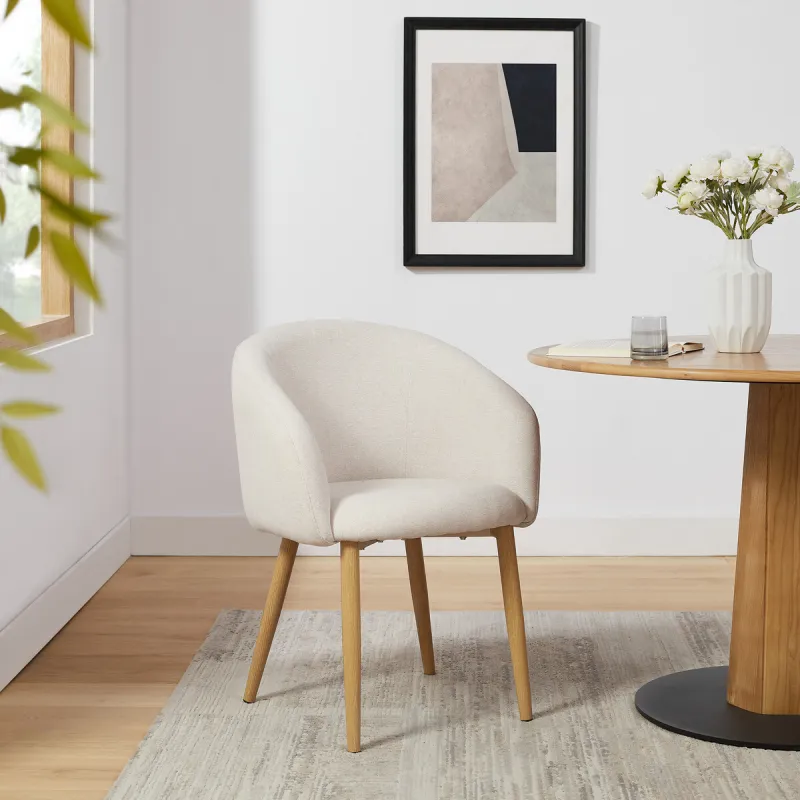 Kėdė SF483, beige, 65x58x84 cm