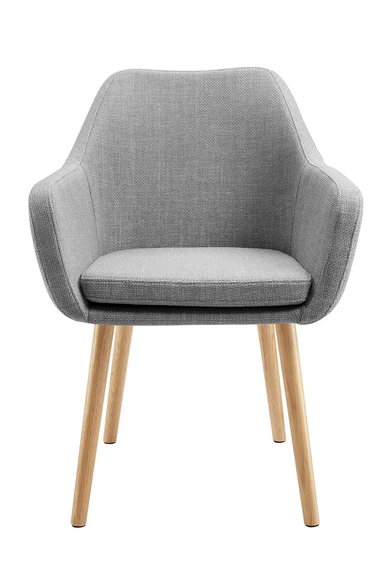 Kėdė SF674, šviesiai pilka, 62x60x84 cm