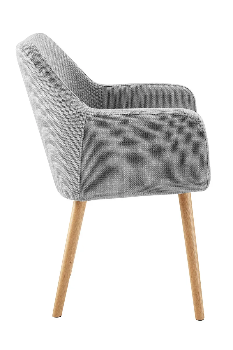 Kėdė SF674, šviesiai pilka, 62x60x84 cm