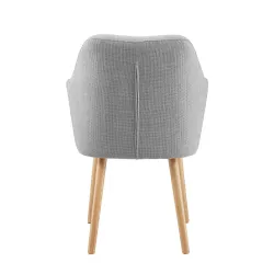 Kėdė SF674, šviesiai pilka, 62x60x84 cm