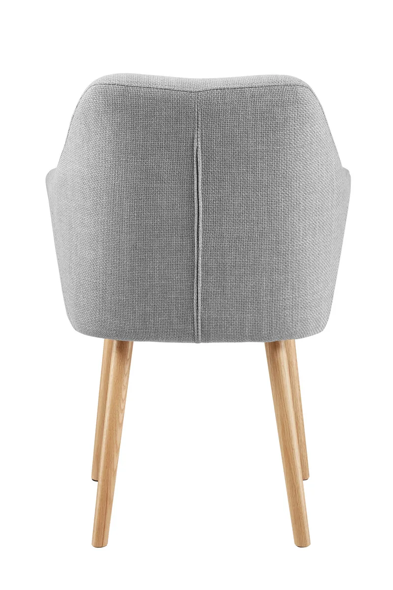 Kėdė SF674, šviesiai pilka, 62x60x84 cm