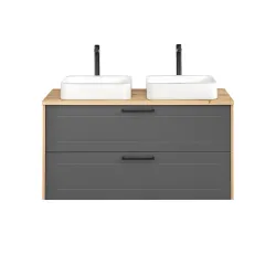 Vonios spintelė su praustuvais 854A MADEIRA