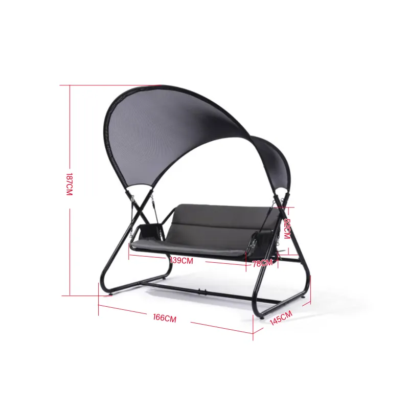 Pakabinamas krėslas SIMI,166x145x187 cm