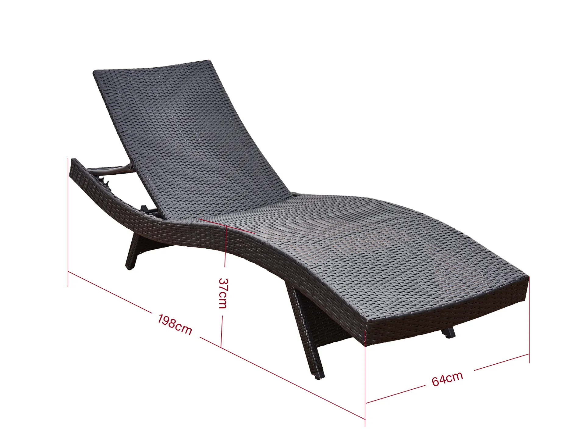Lauko gultas DEBOL, 64x198x37 cm