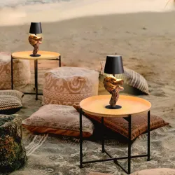 Stalinis bevielis įkraunamas LED šviestuvas SF285, 11x13x29 cm