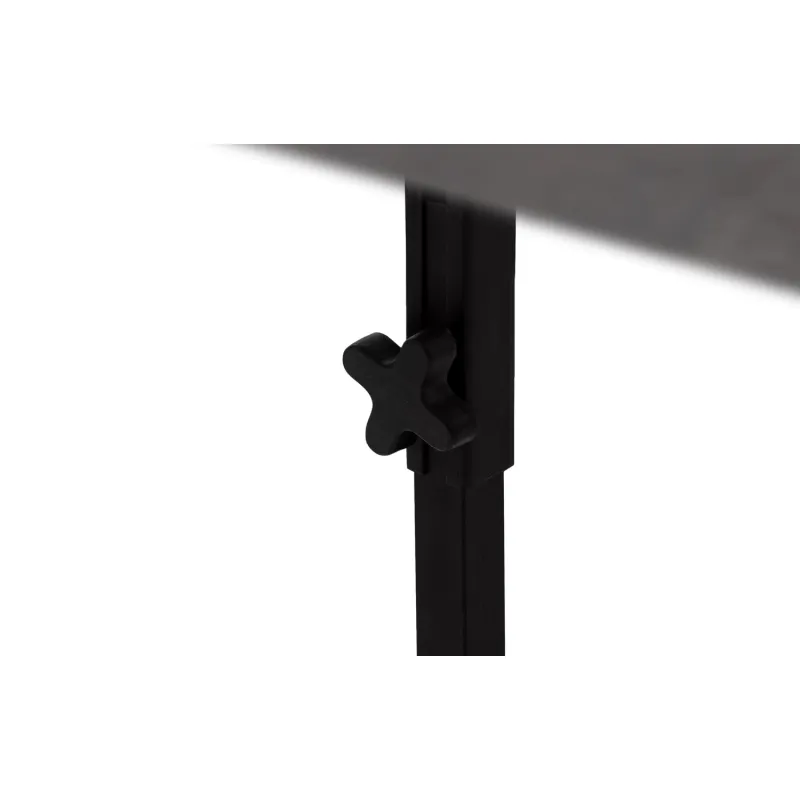 Apvalus pailginamas valgomojo stalas ROSTI, betono, 100-260x100x75 cm