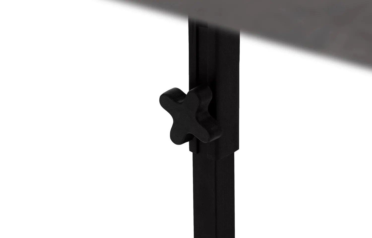 Apvalus pailginamas valgomojo stalas ROSTI, betono, 100-260x100x75 cm